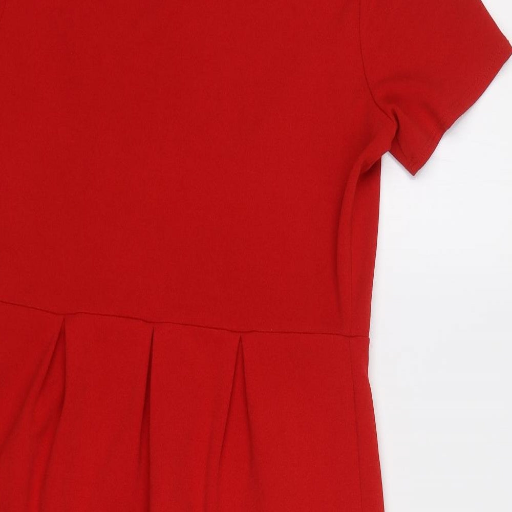 Apricot Womens Red   Pencil Dress  Size 10