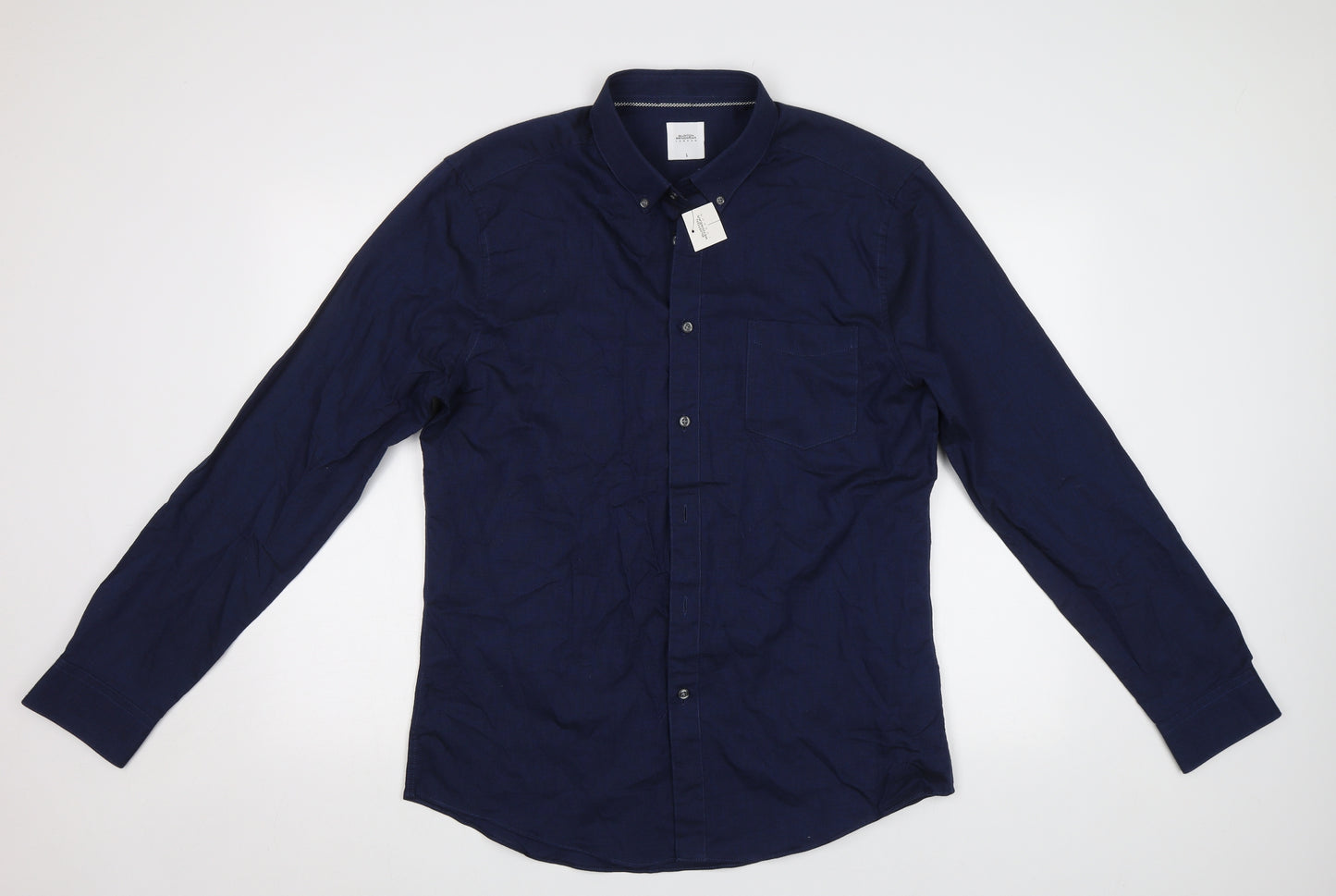 Burton Mens Blue    Button-Up Size L
