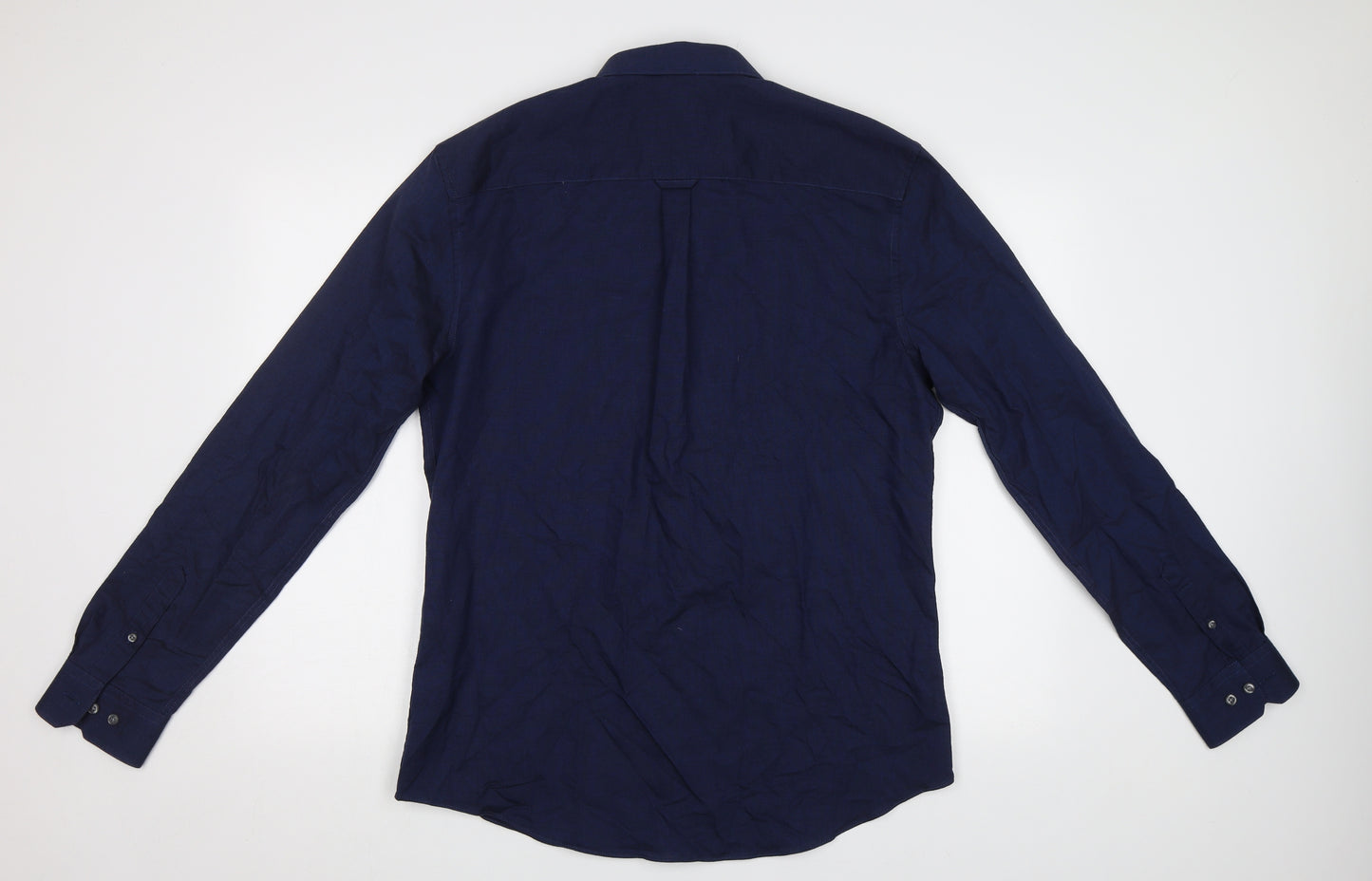 Burton Mens Blue    Button-Up Size L