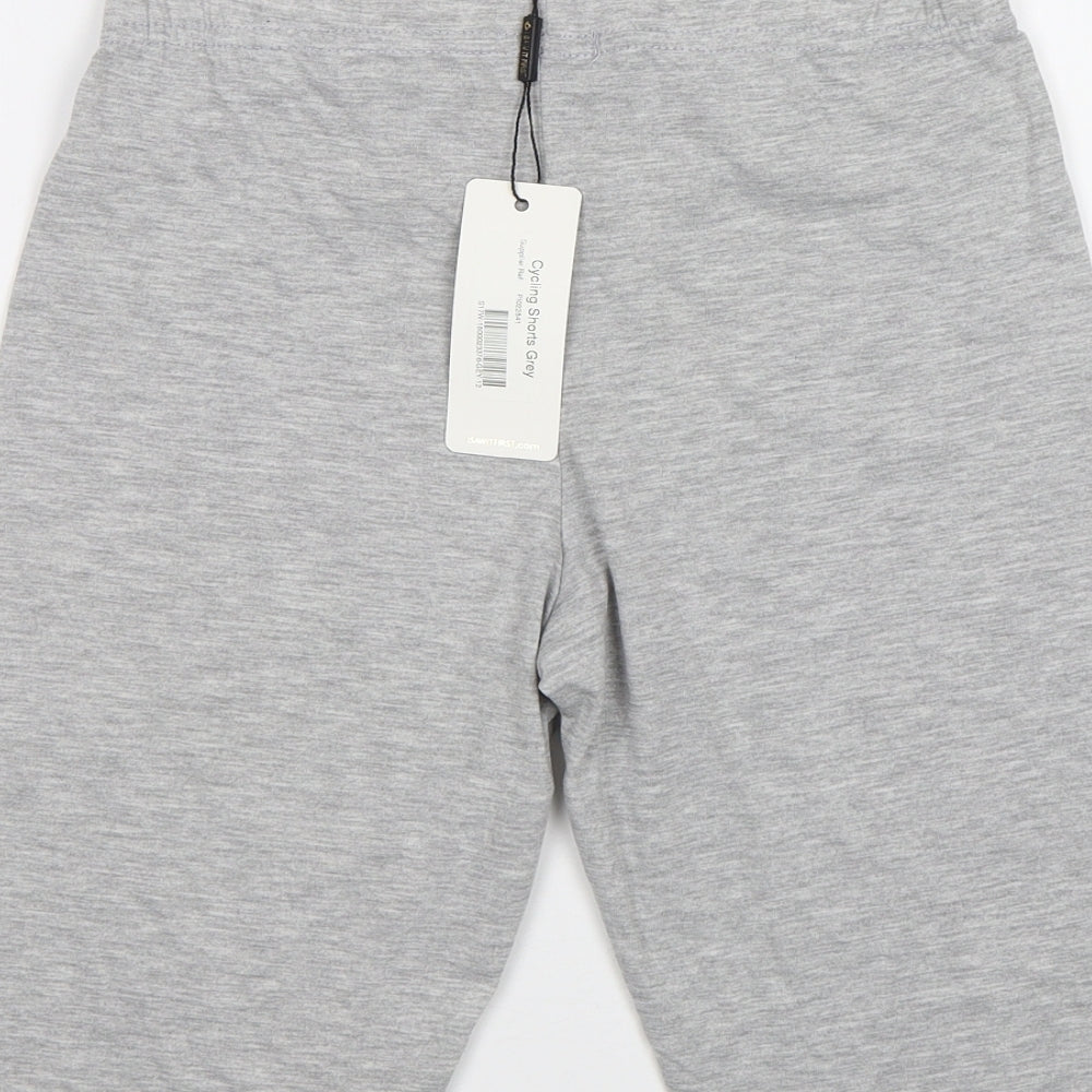 I SAW IT FIRST Womens Grey   Sweat Shorts Size 12