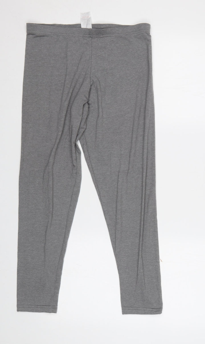 Avenue Womens Grey   Chino Leggings Size 12 L24 in