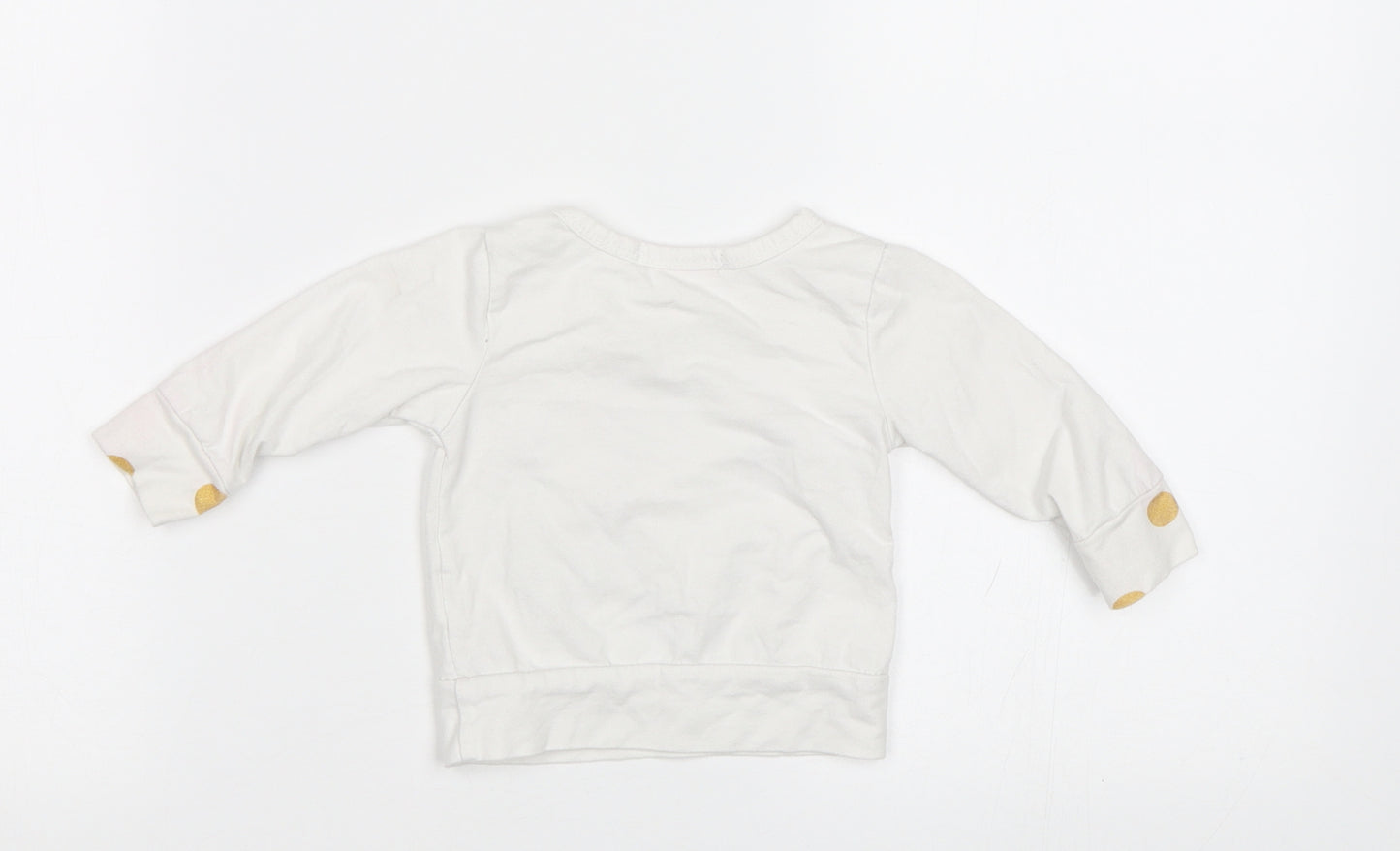 Fuerjiafushi Baby White   Basic Blouse Size 3-6 Months  - Unicorn