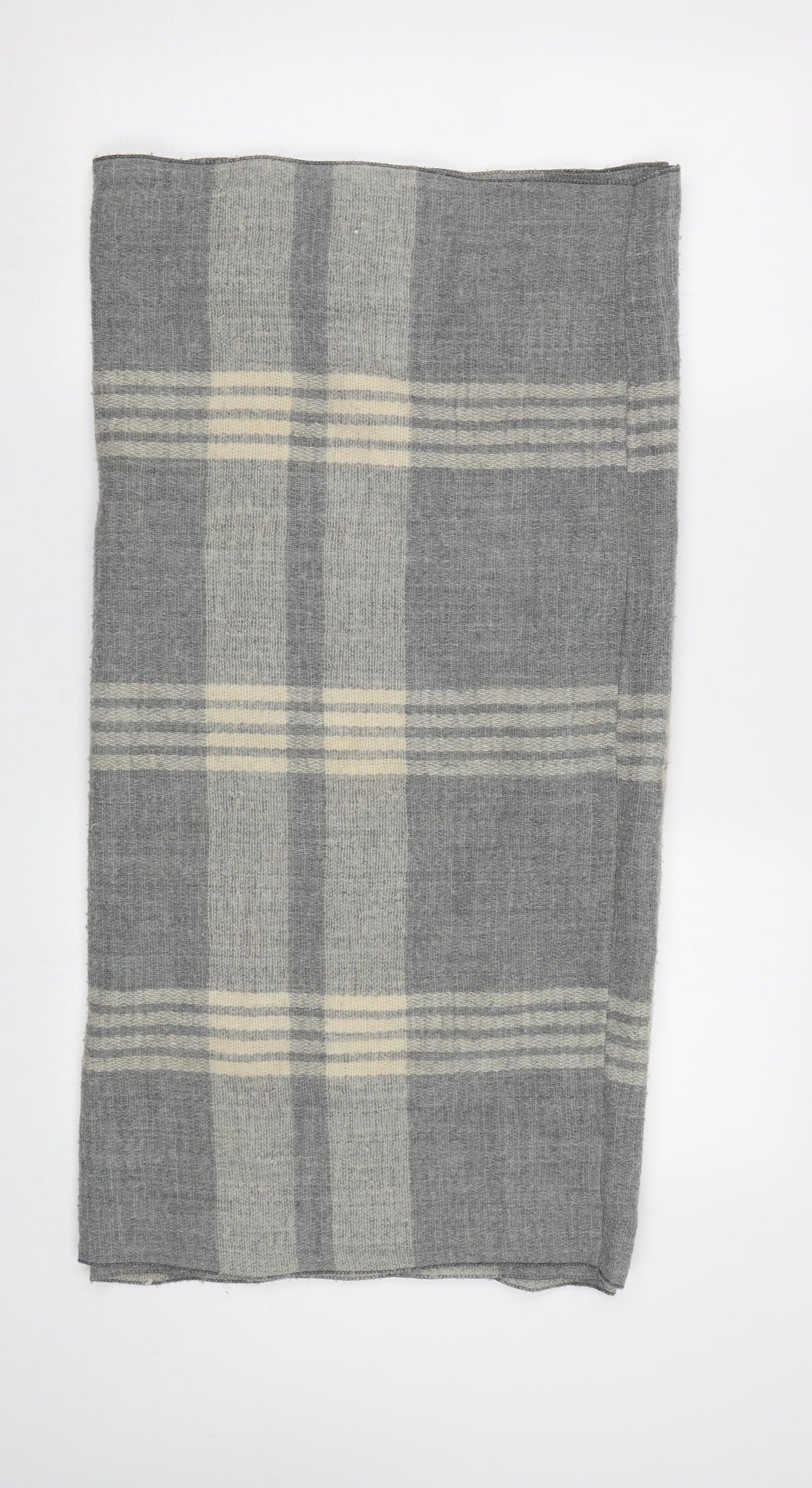 Preworn Womens Grey Check   Shawl/Wrap