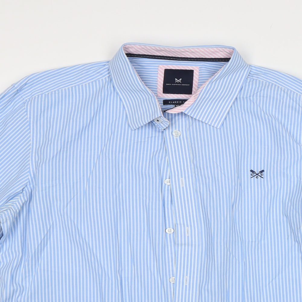 Crew Clothing Mens Silver    Button-Up Size XL