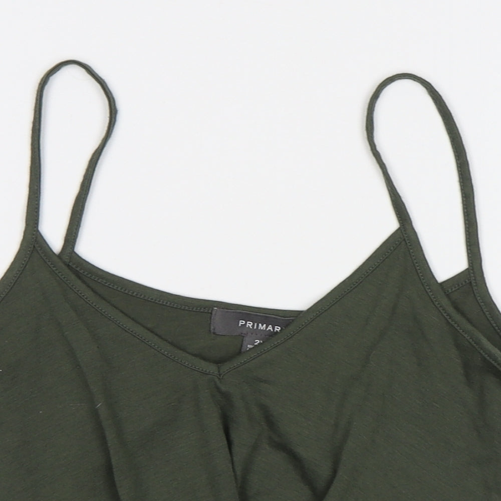Primark Womens Green   Cropped Tank Size XS