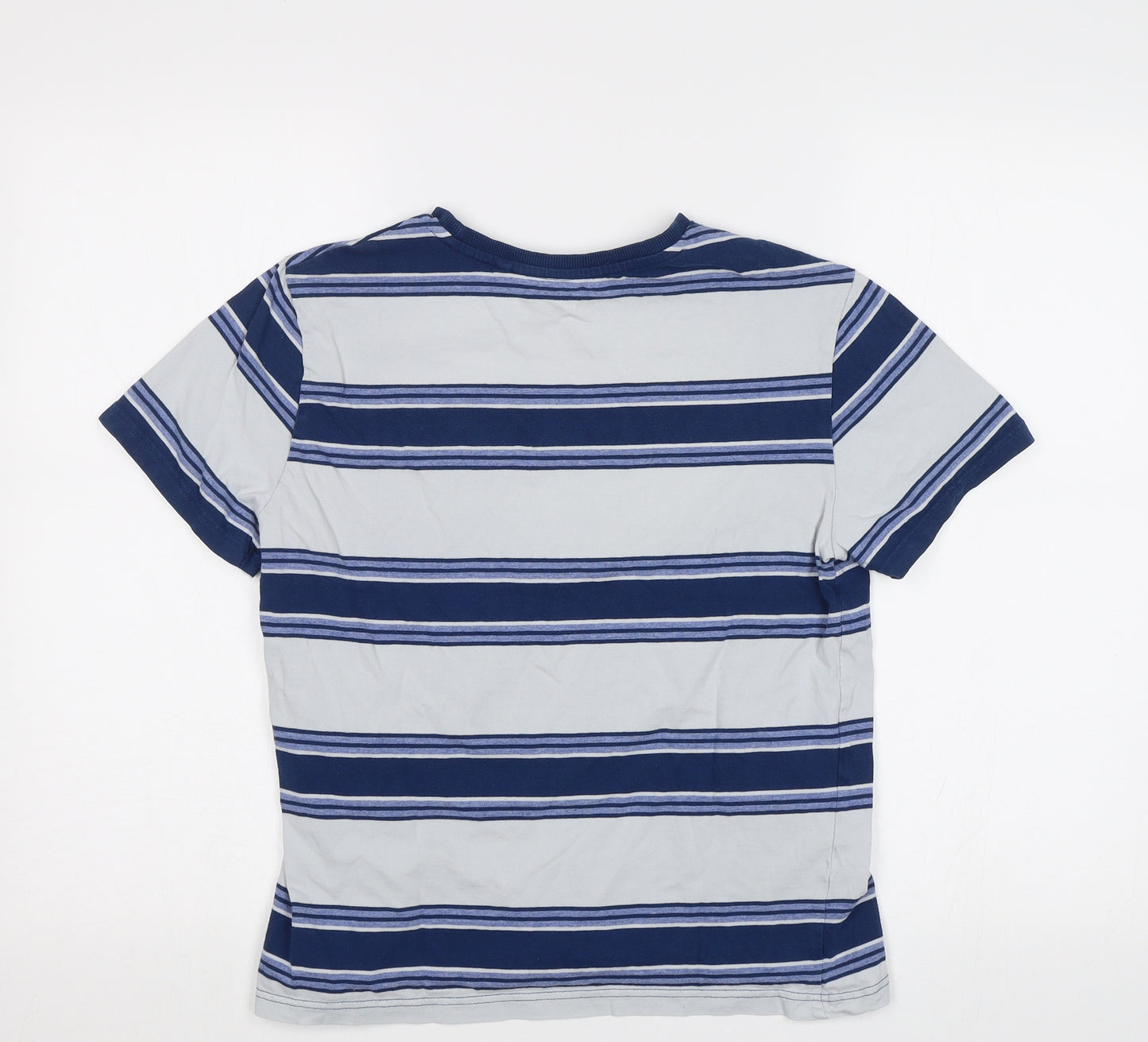 NEXT Boys Blue Striped  Basic T-Shirt Size 13 Years