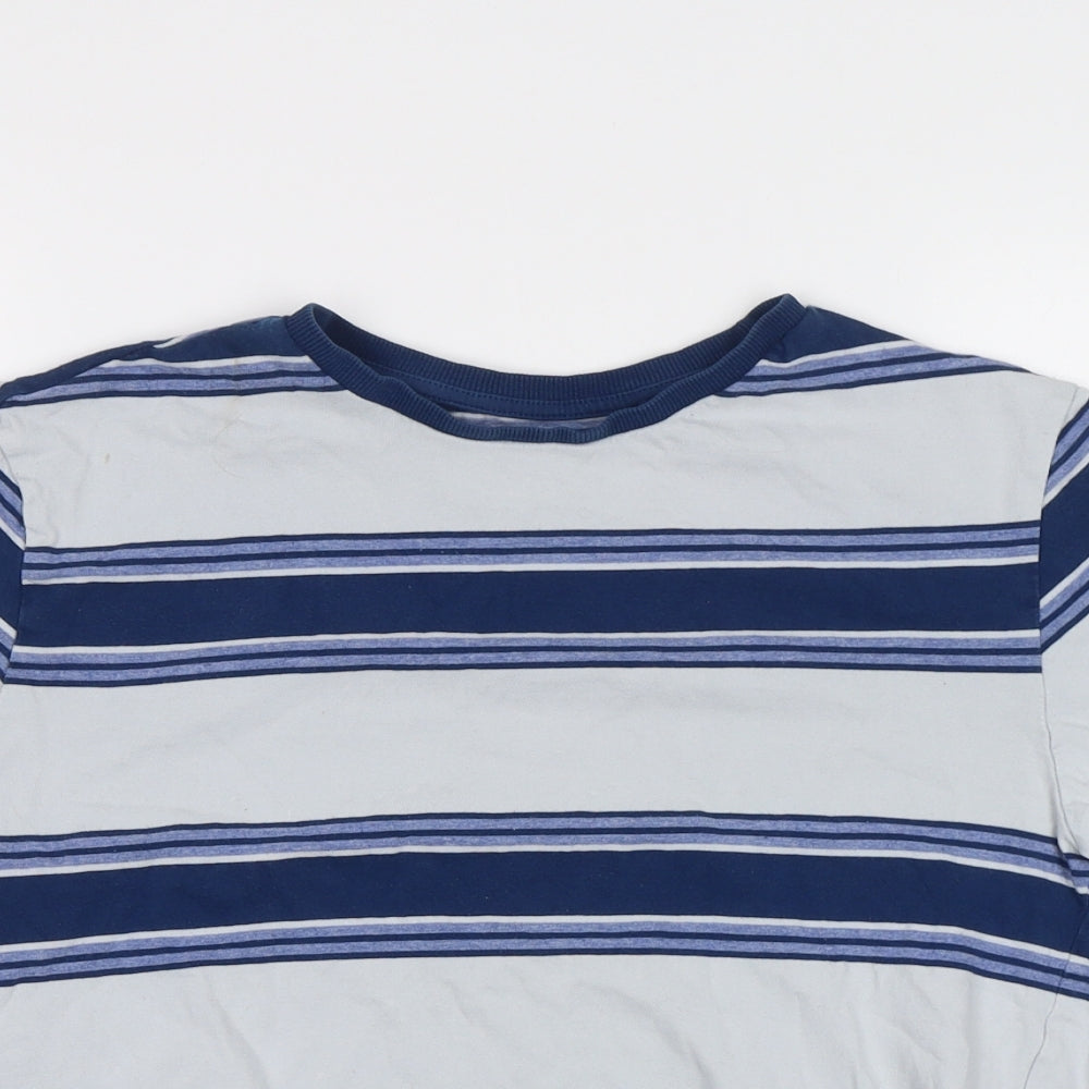 NEXT Boys Blue Striped  Basic T-Shirt Size 13 Years
