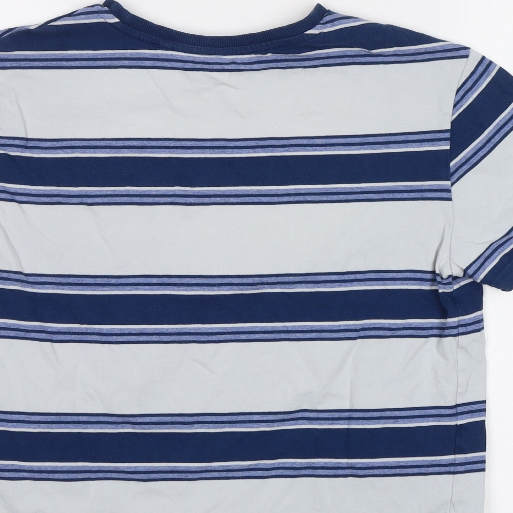 NEXT Boys Blue Striped  Basic T-Shirt Size 13 Years
