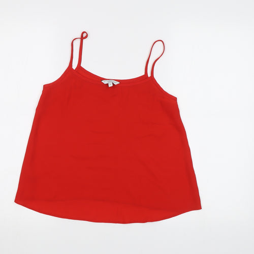 New Look Womens Red   Basic Tank Size 8