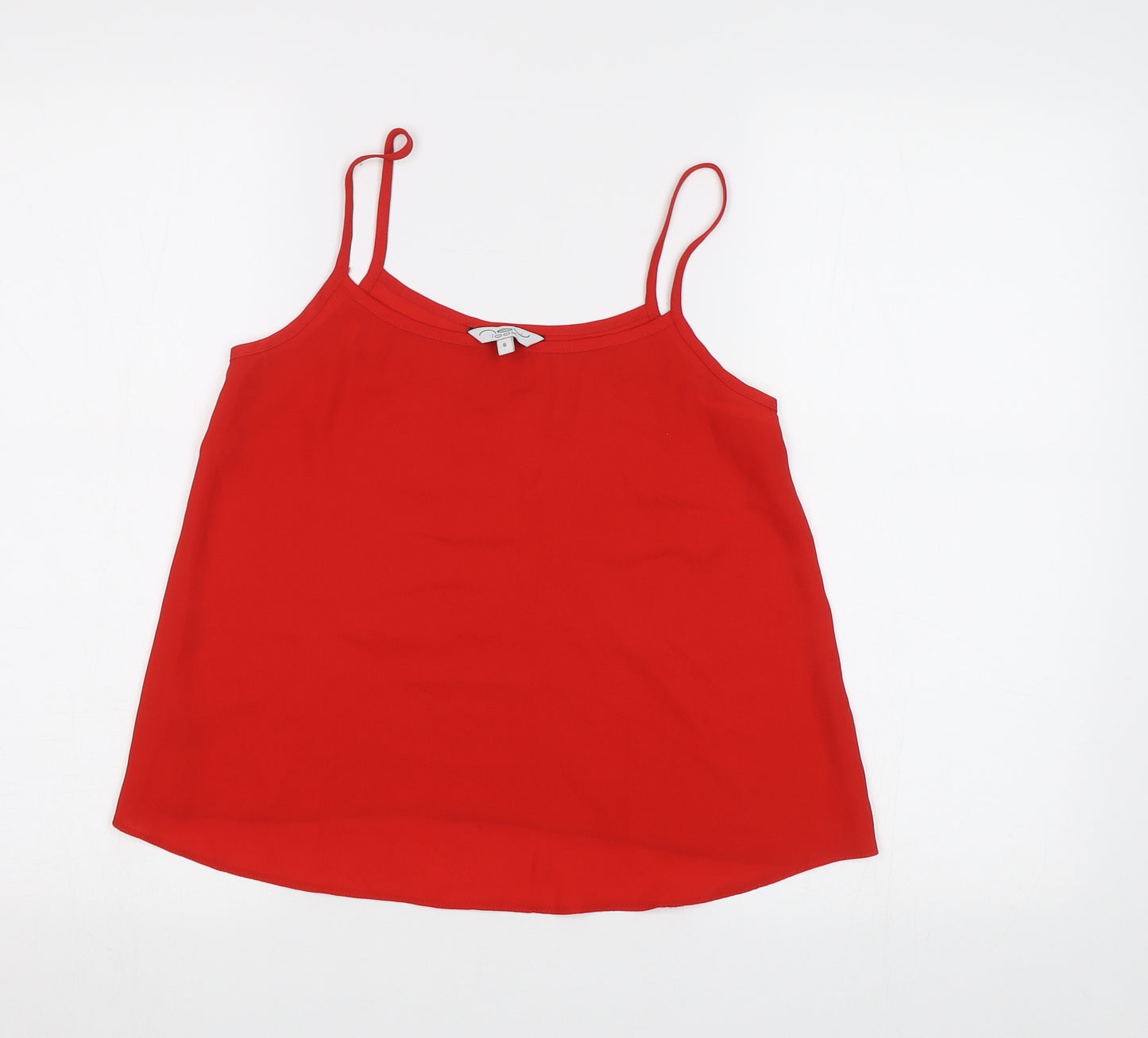 New Look Womens Red   Basic Tank Size 8