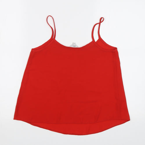 New Look Womens Red   Basic Tank Size 8