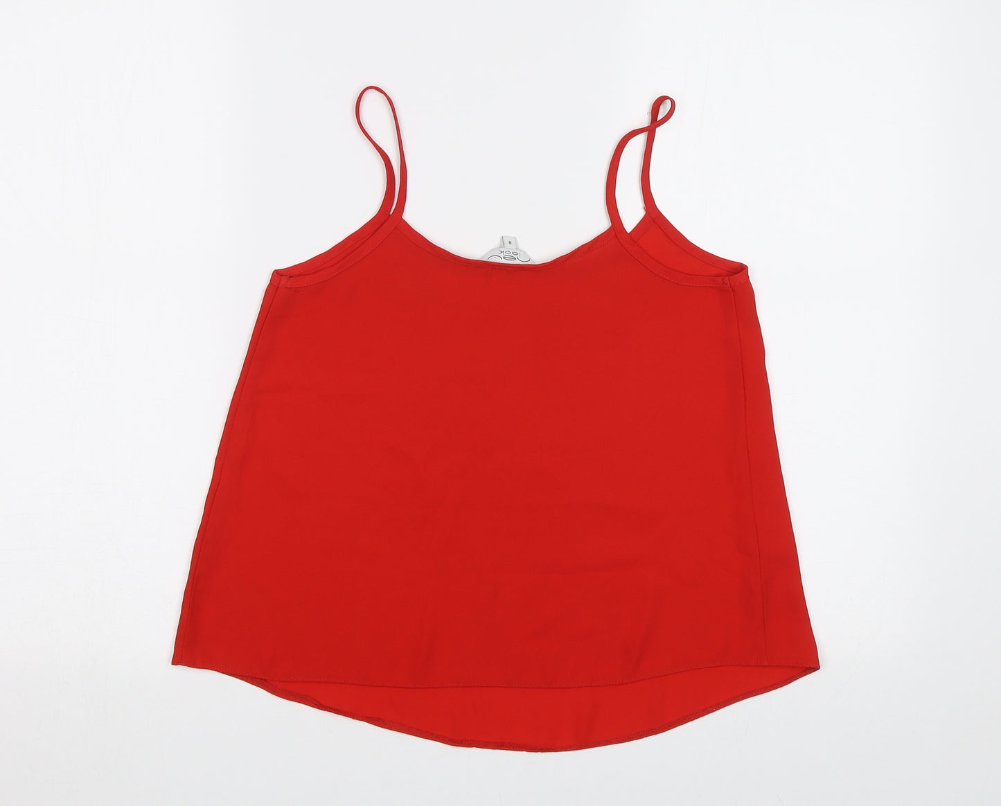 New Look Womens Red   Basic Tank Size 8