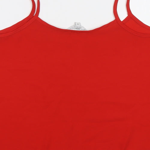 New Look Womens Red   Basic Tank Size 8