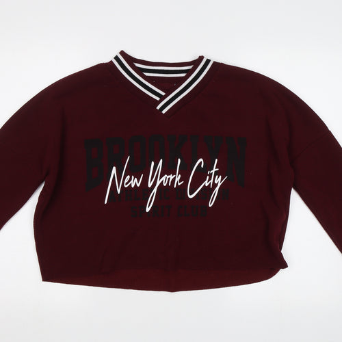 Primark Womens Purple   Pullover Sweatshirt Size XS  - Brooklyn