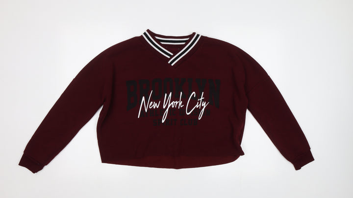 Primark Womens Purple   Pullover Sweatshirt Size XS  - Brooklyn