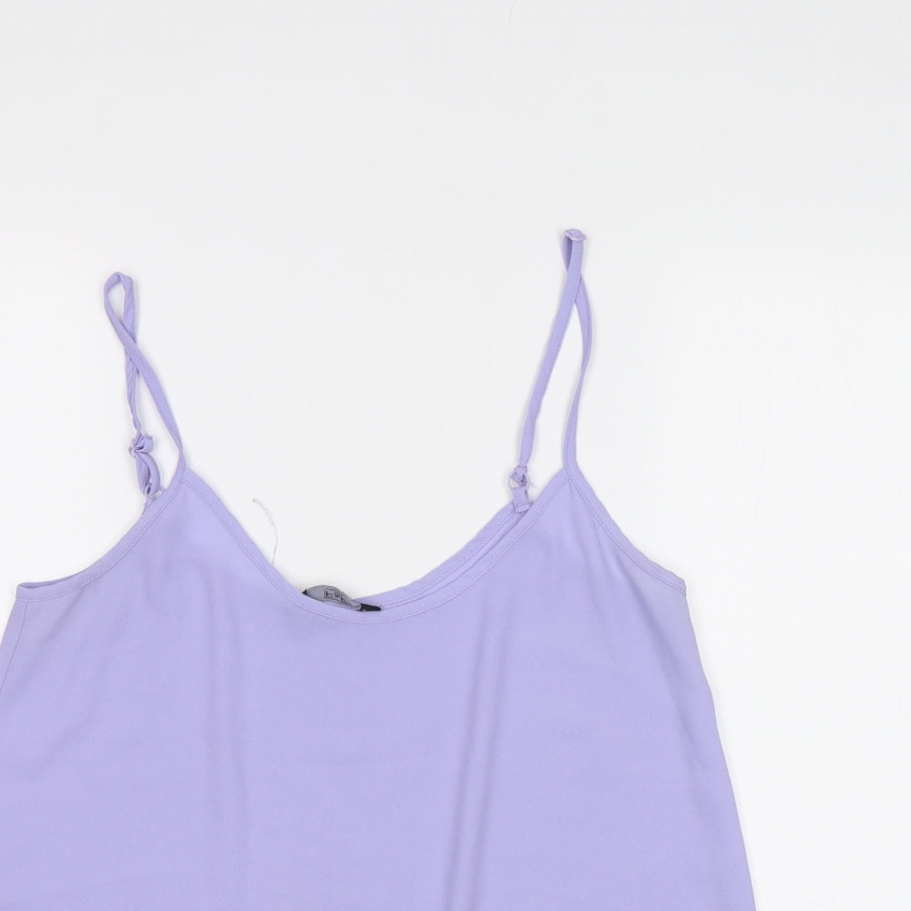 F&F Womens Purple   Camisole T-Shirt Size 8
