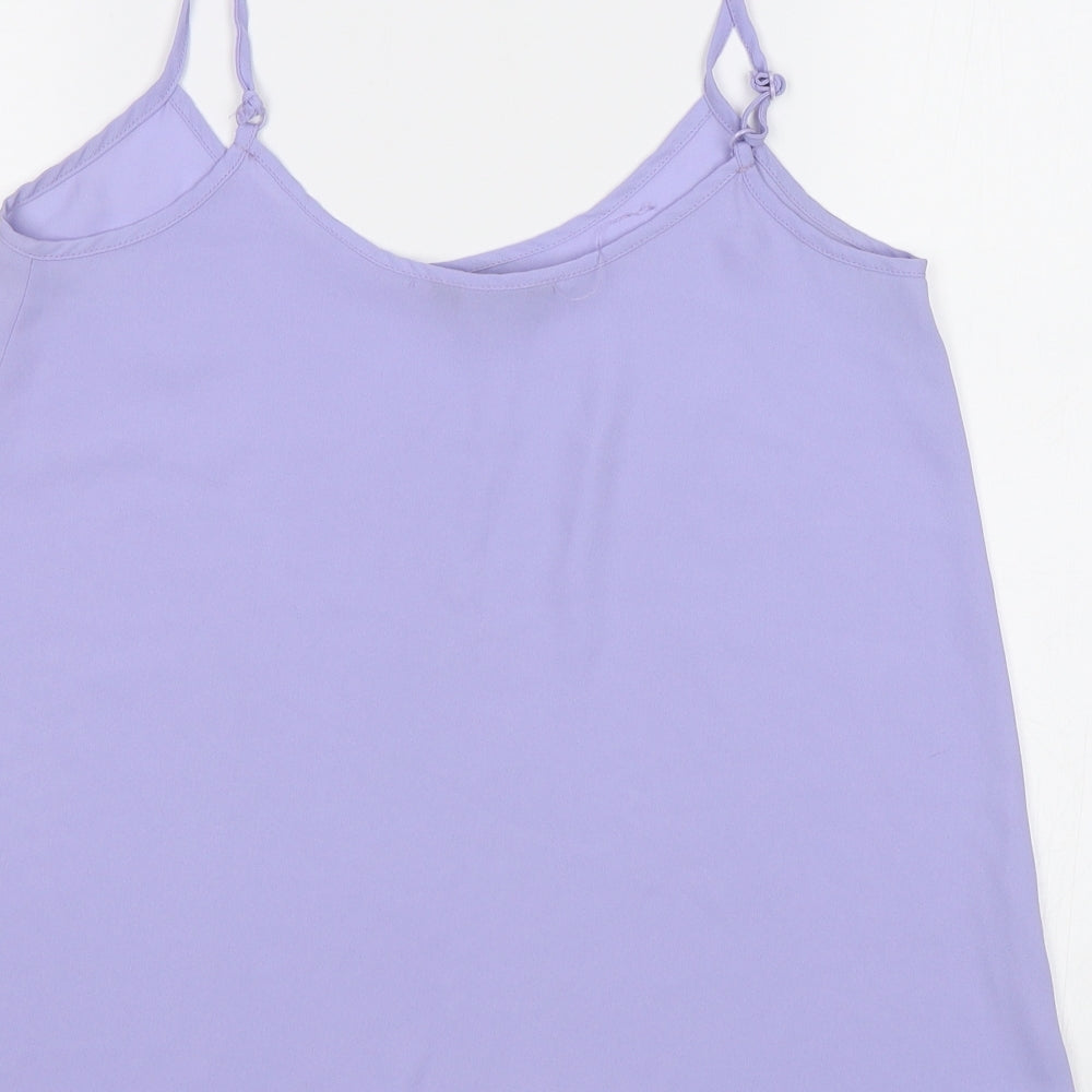 F&F Womens Purple   Camisole T-Shirt Size 8