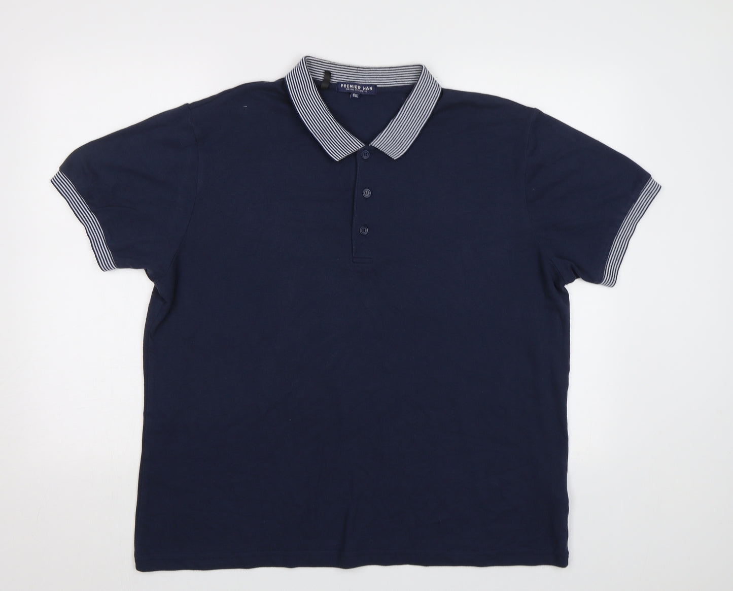 Premier Man Mens Blue    Polo Size XL