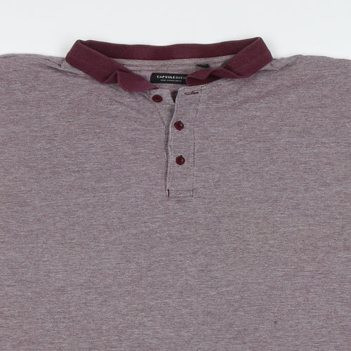 Capsule Mens Red    Polo Size XL