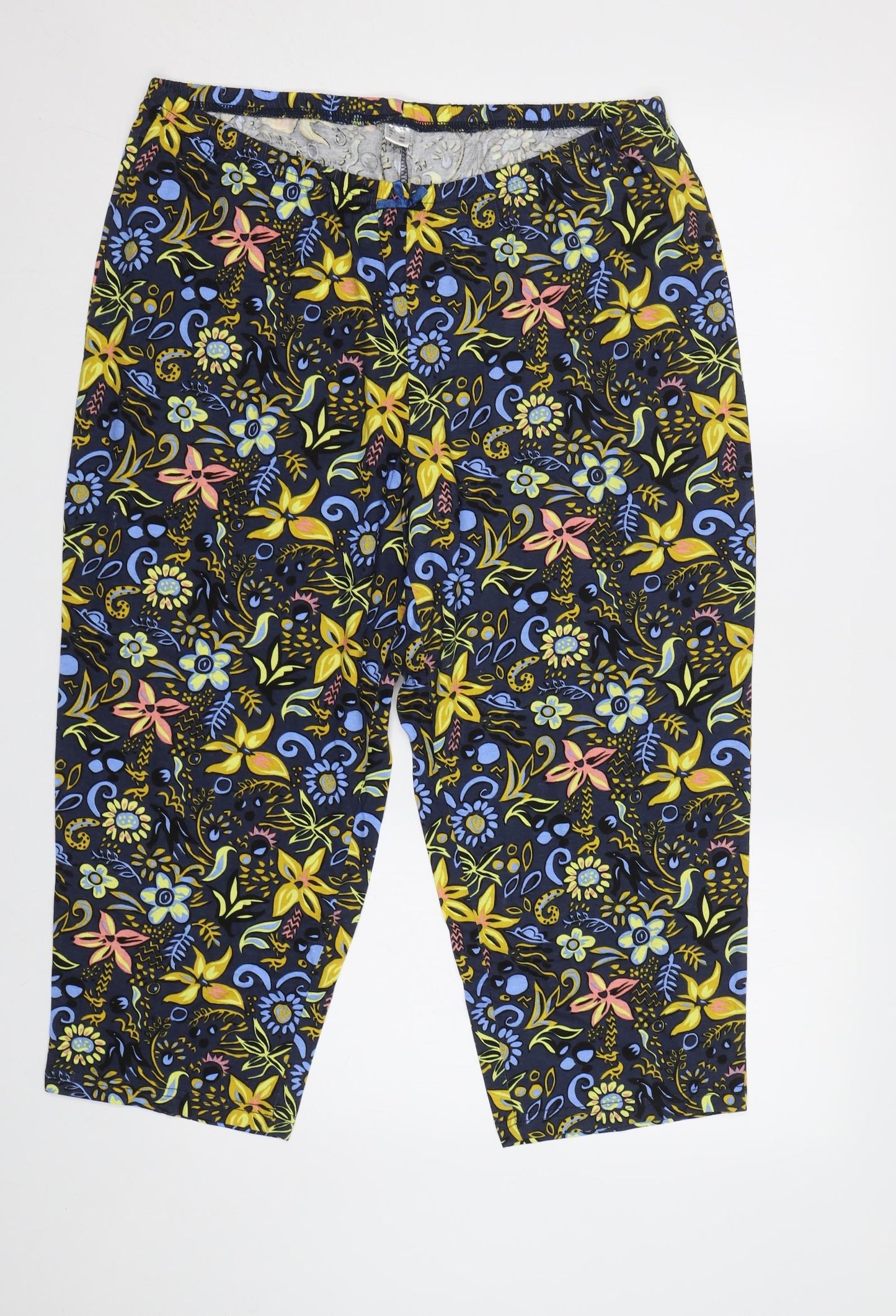 bonprix Womens Multicoloured Floral   Pyjama Pants Size L