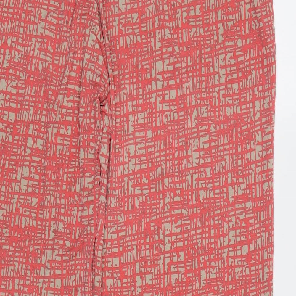Anthony Studio Womens Red Geometric   Pyjama Pants Size XL
