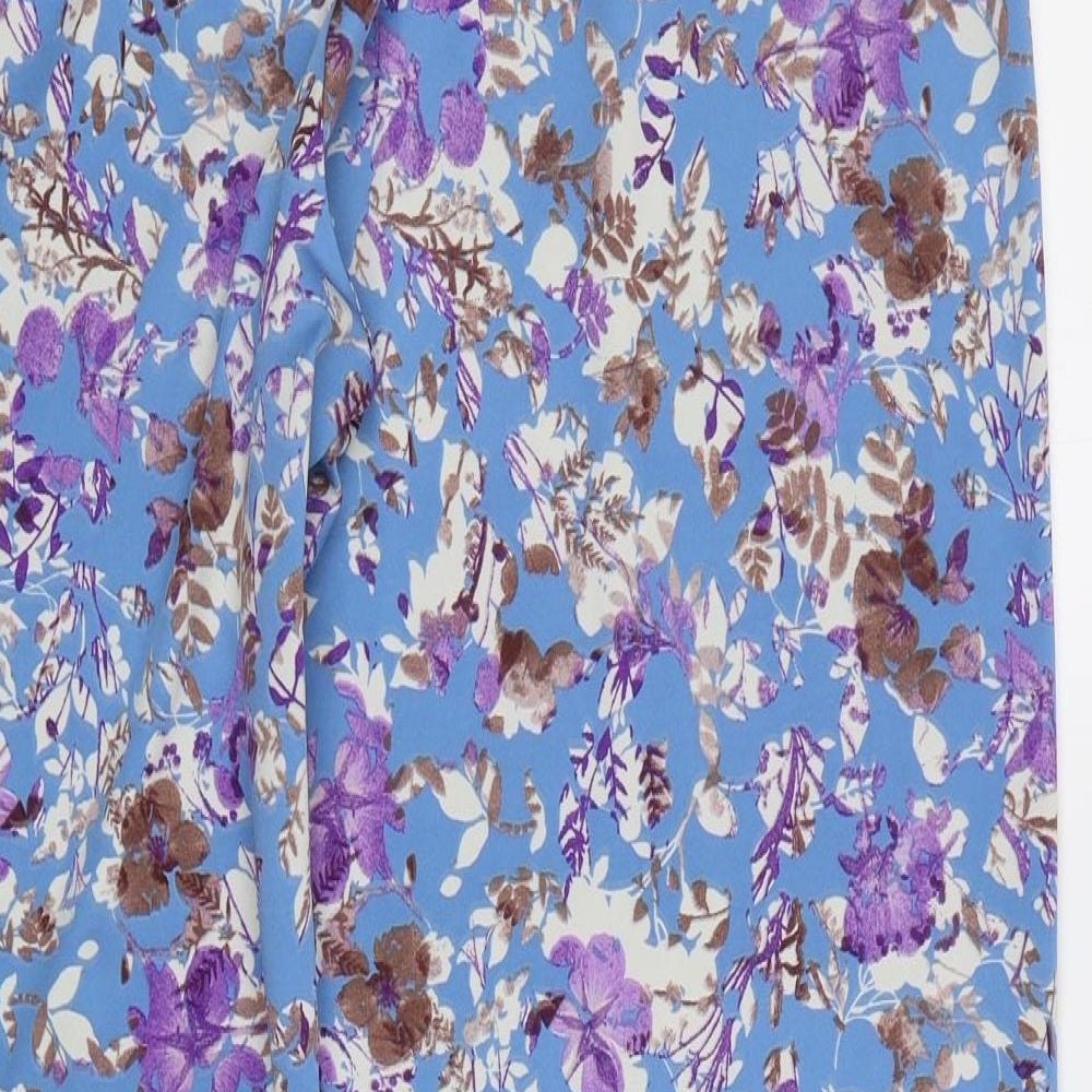 Anthony Studio Womens Blue Floral   Pyjama Pants Size XL