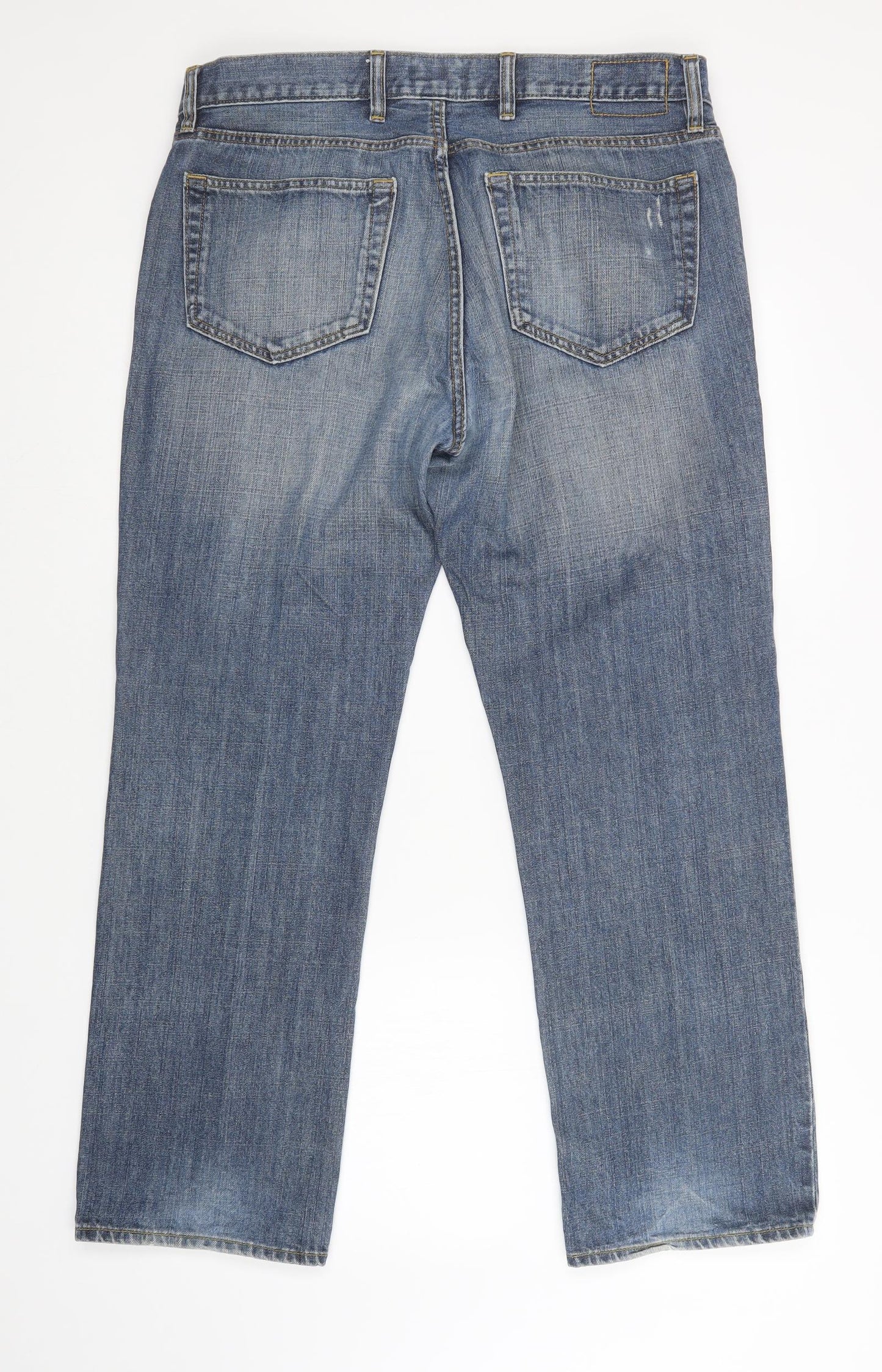 Easy Authentic Mens Blue   Straight Jeans Size 36 L30 in