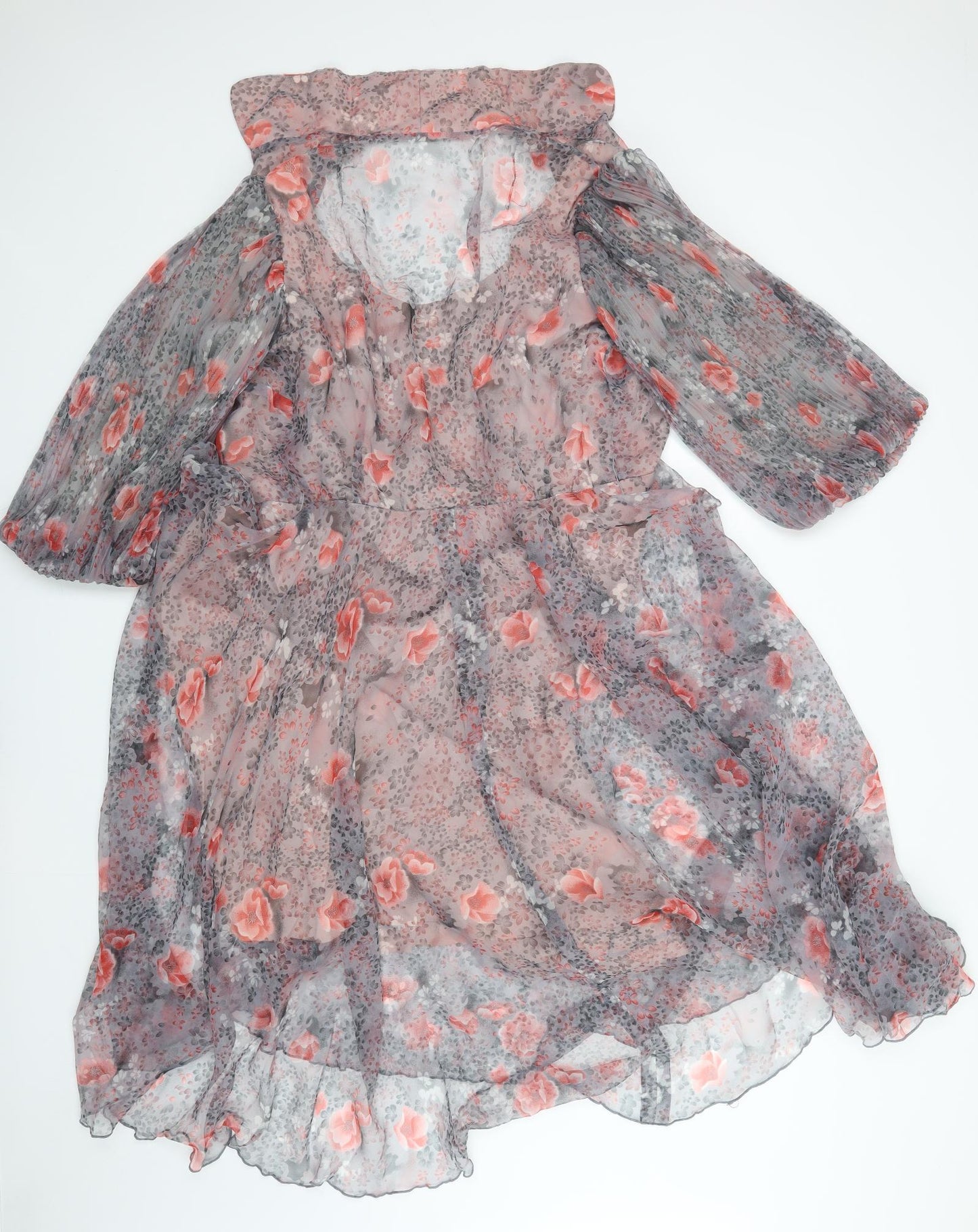 romney Womens Multicoloured Floral  A-Line  Size 18
