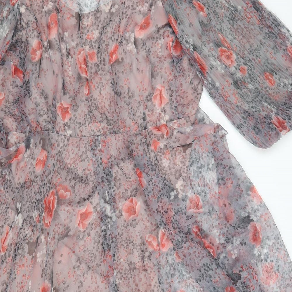 romney Womens Multicoloured Floral  A-Line  Size 18