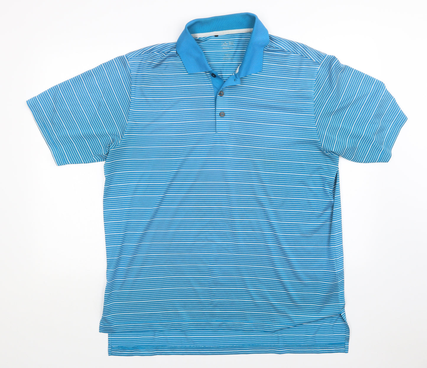 adidas Mens Blue    Polo Size L