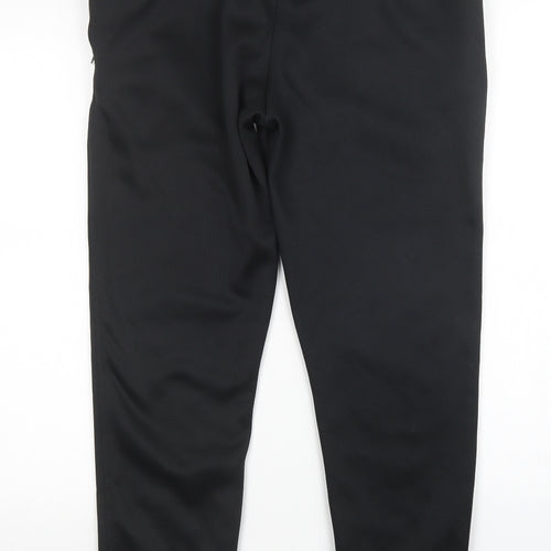 MuscleXO Mens Black   Jogger Trousers Size L L28 in