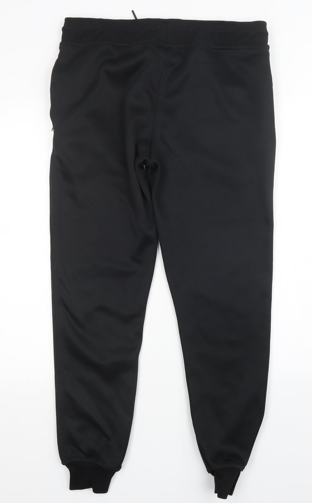 MuscleXO Mens Black   Jogger Trousers Size L L28 in