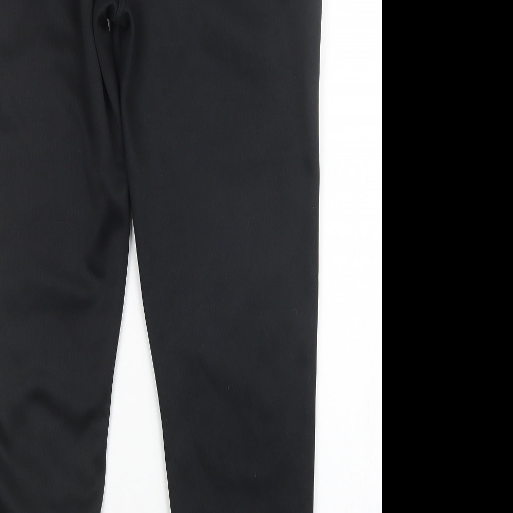 MuscleXO Mens Black   Jogger Trousers Size L L28 in