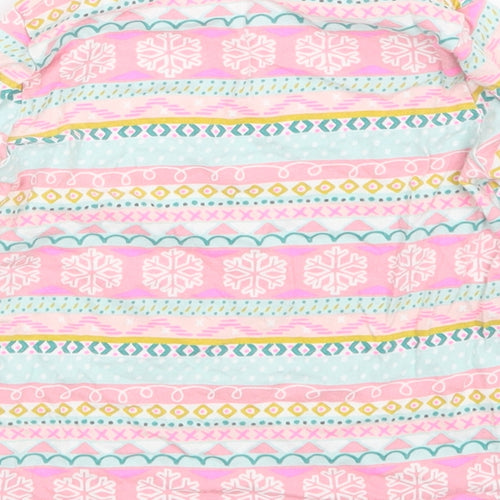 Nutmeg Girls Multicoloured Striped  Basic T-Shirt Size 3-4 Years