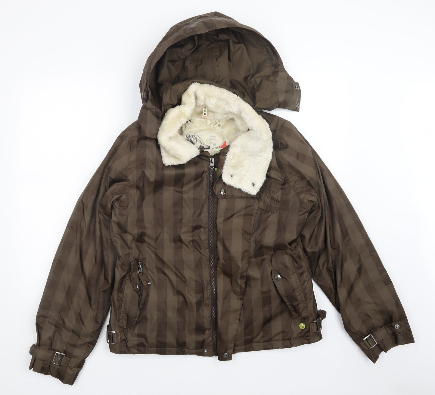Burton Mens Brown   Rain Coat Coat Size L
