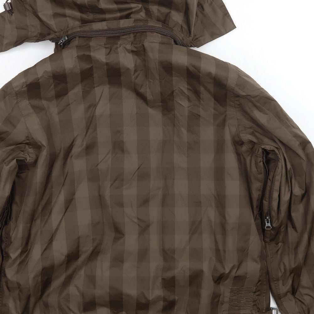 Burton Mens Brown   Rain Coat Coat Size L