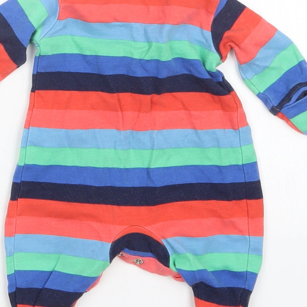 NEXT Boys Multicoloured Striped  Babygrow One-Piece Size Newborn