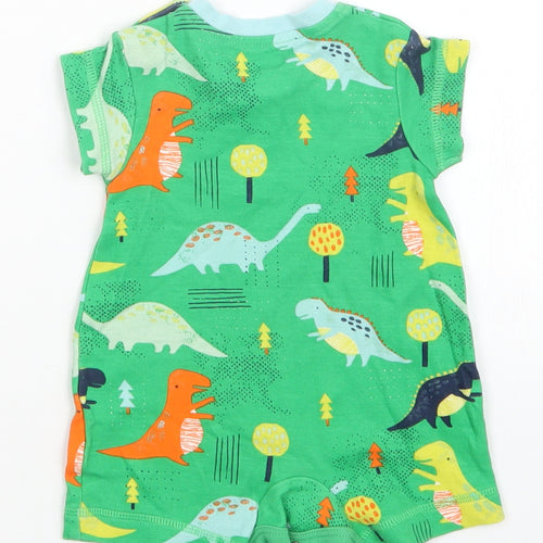 waitrose Boys Green   Romper One-Piece Size 0-3 Months
