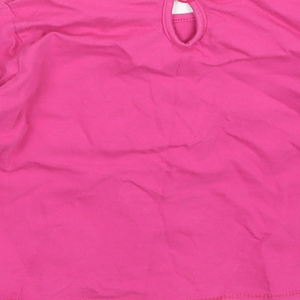 Matalan Girls Pink   Basic T-Shirt Size 12-18 Months