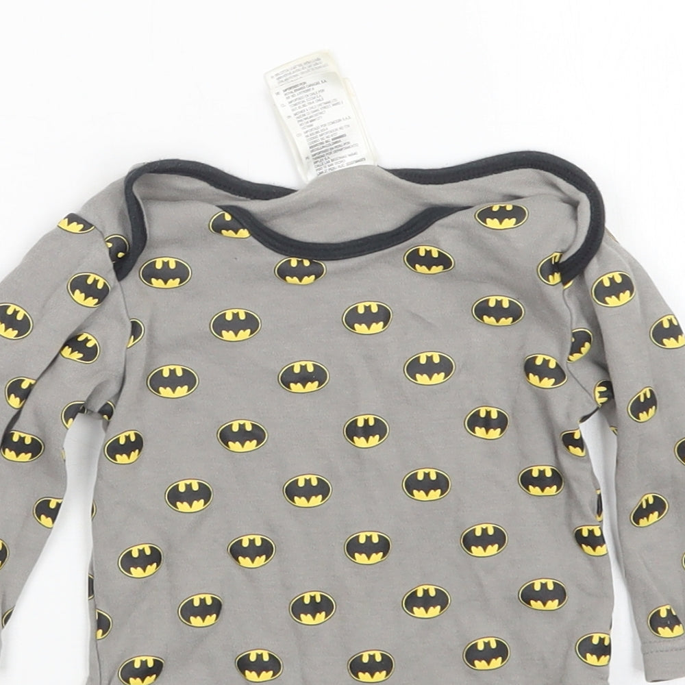 Mothercare Boys Grey   Babygrow One-Piece Size 6-9 Months
