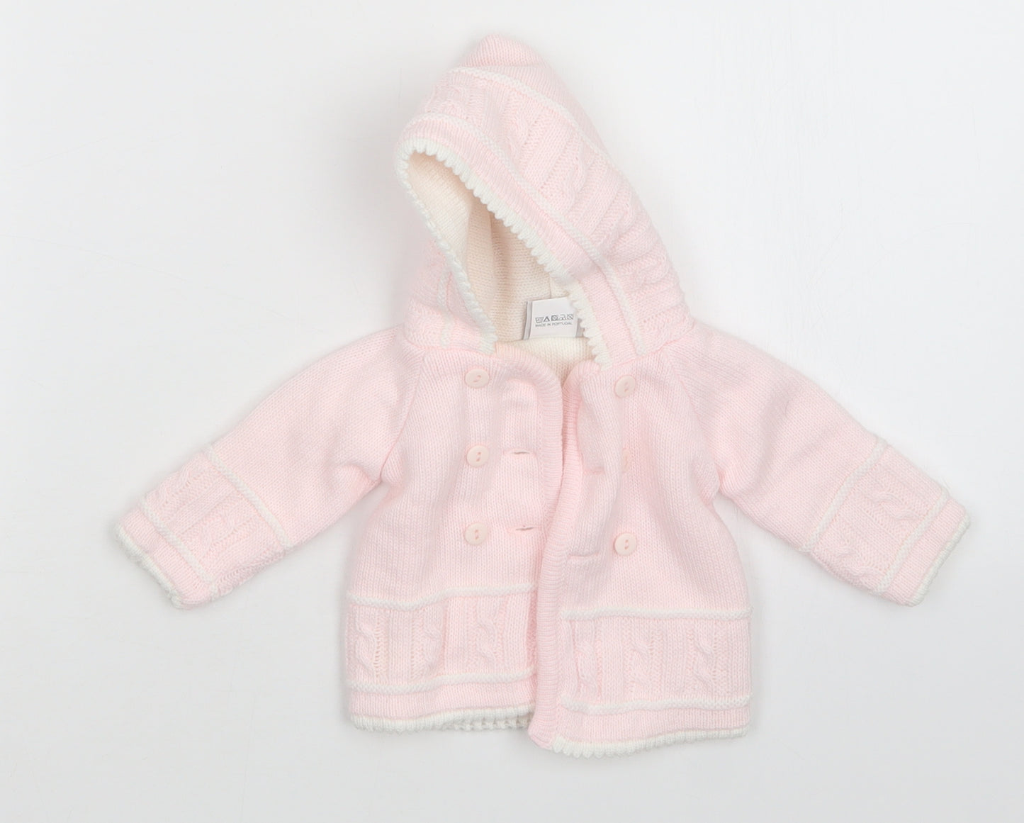 Dandelion Girls Pink   Full Zip Jumper Size 0-3 Months