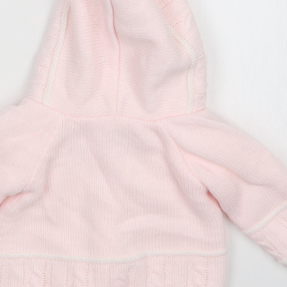 Dandelion Girls Pink   Full Zip Jumper Size 0-3 Months