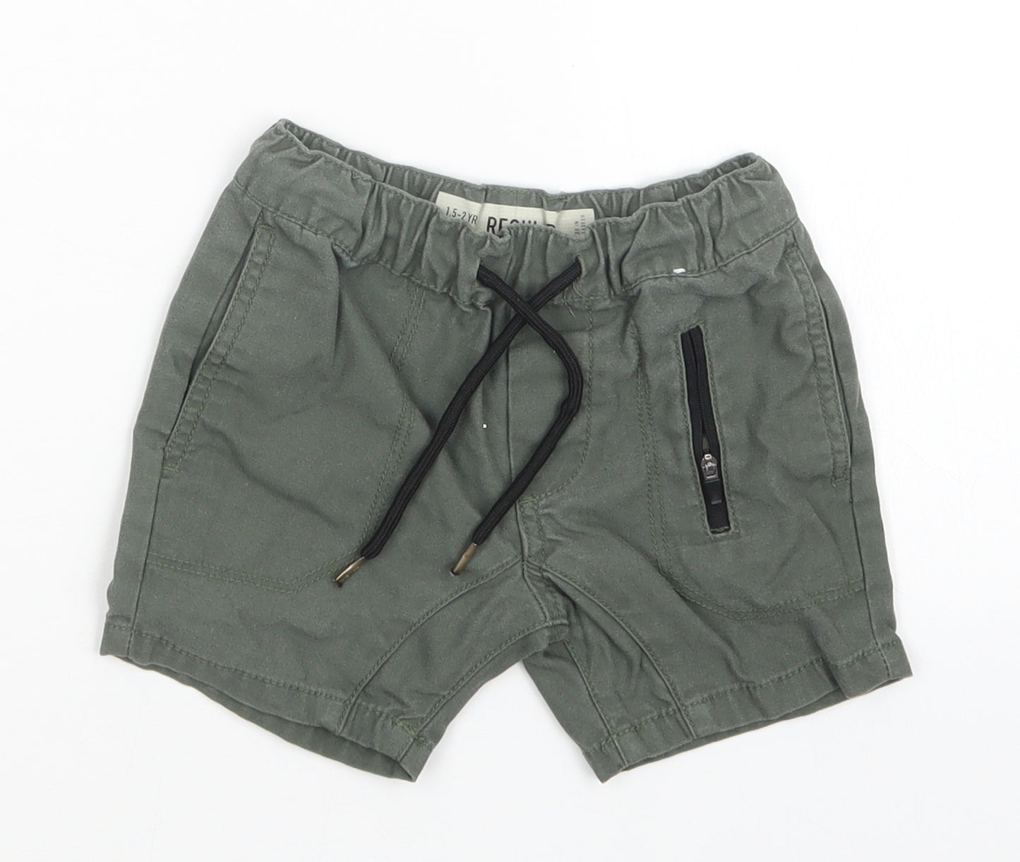 denim co Boys Green   Cargo Trousers Size 18-24 Months