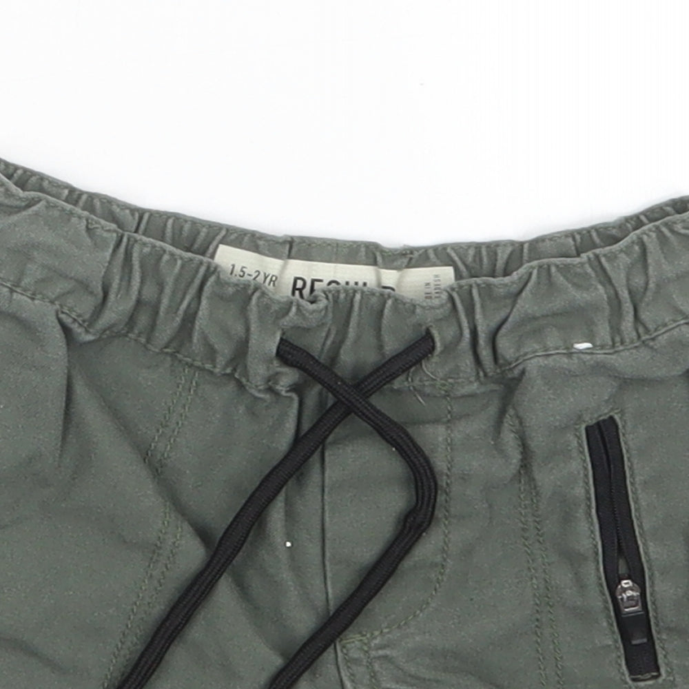 denim co Boys Green   Cargo Trousers Size 18-24 Months