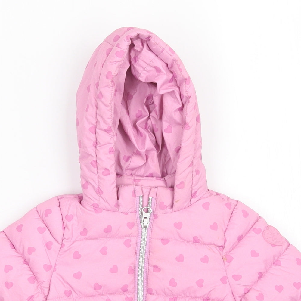 Very Girls Pink   Puffer Jacket Coat Size 3-6 Months