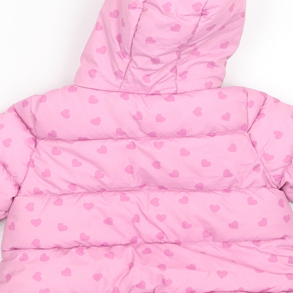 Very Girls Pink   Puffer Jacket Coat Size 3-6 Months