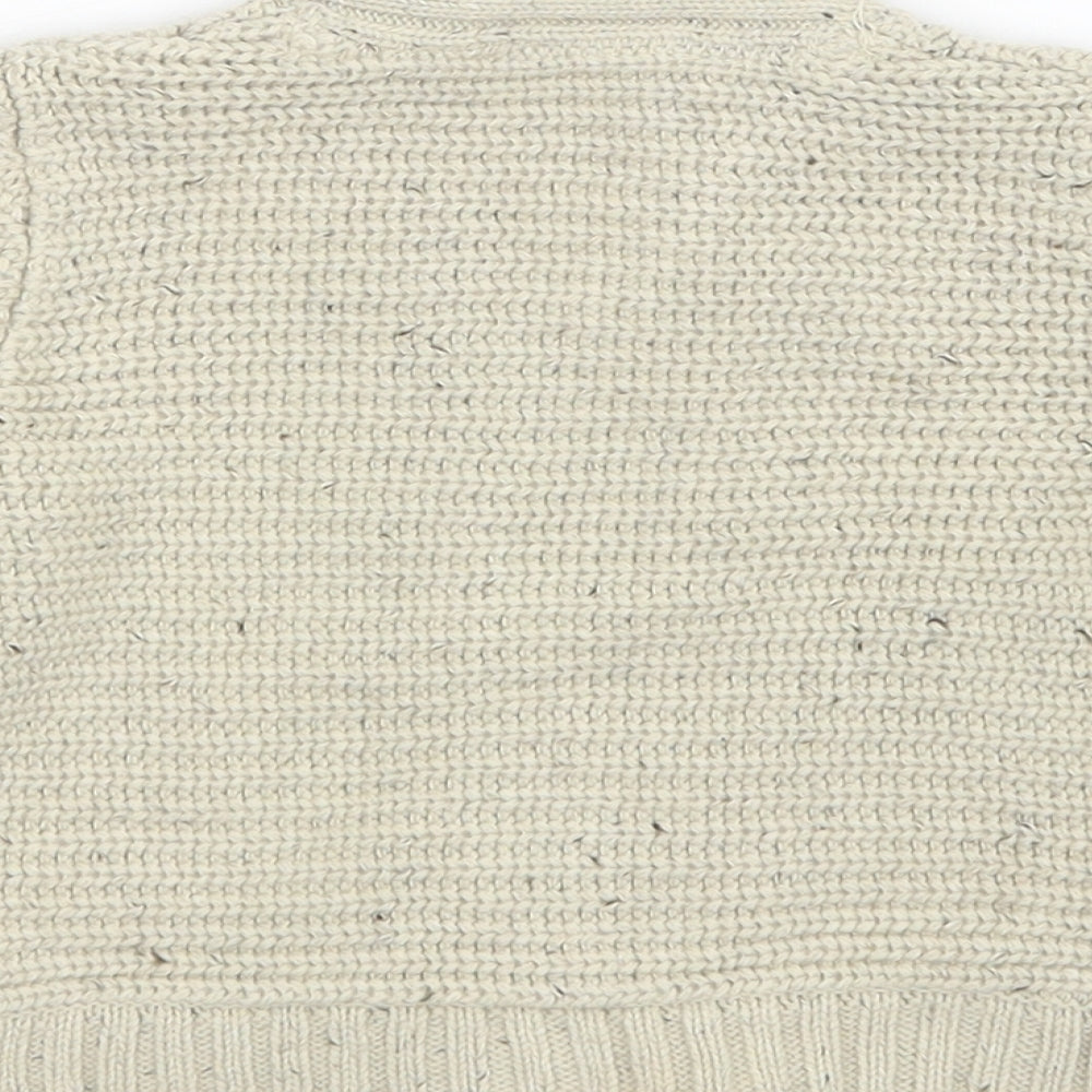Primark Boys Beige   Cardigan Jumper Size 9-12 Months