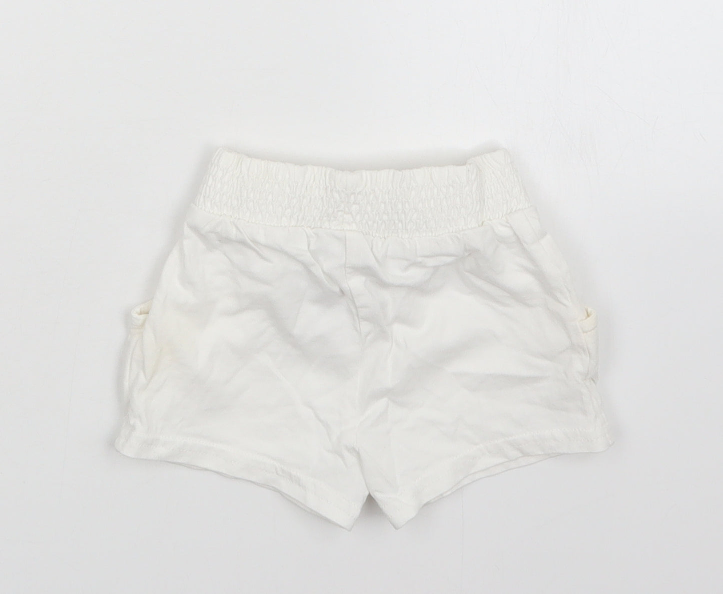 NEXT Girls White   Sweatpants Trousers Size 12-18 Months