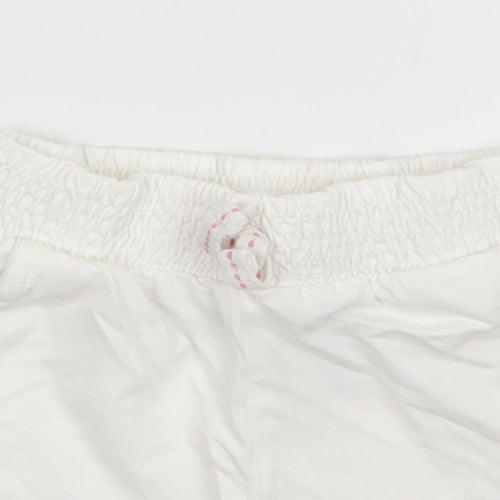 NEXT Girls White   Sweatpants Trousers Size 12-18 Months