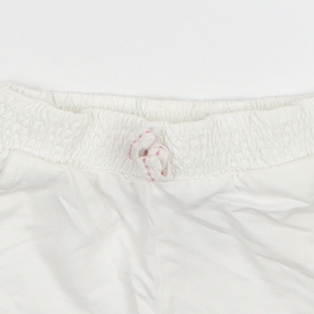 NEXT Girls White   Sweatpants Trousers Size 12-18 Months